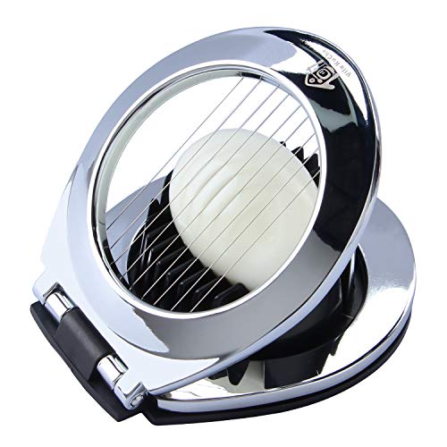 Multi Function Stainless Steel Egg Slicer for Hard Boiled Eggs