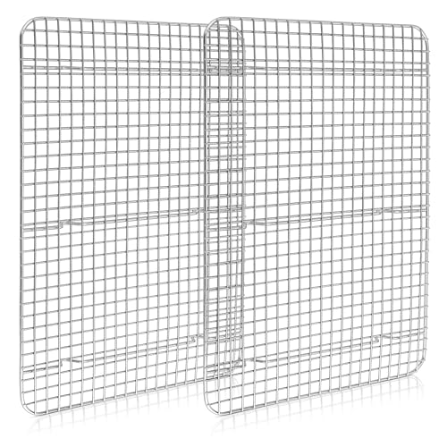16.5"x11.5" Stainless Steel Large Cooling Racks Fit Half Sheet Pan (16.54" x 11.5")