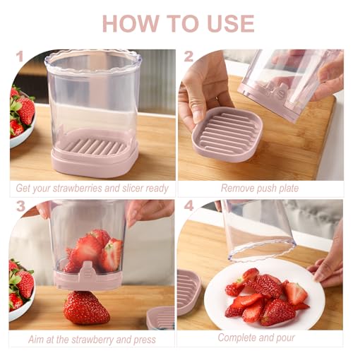Fruit Slicer Cup (Pink)