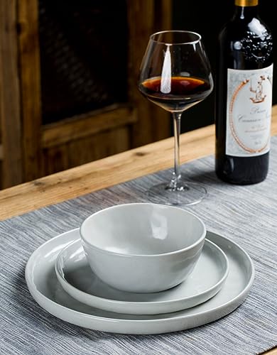Mars Stoneware Dinnerware Set for 4 (Light Gray / Set(12pcs))