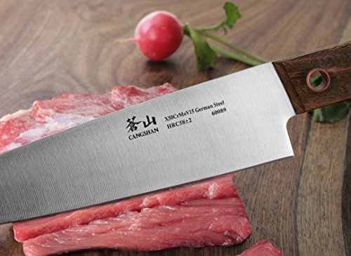 W Series 6 Piece German Steel Knife Block Set