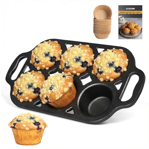 6 Cup Cast Iron Muffin Pan