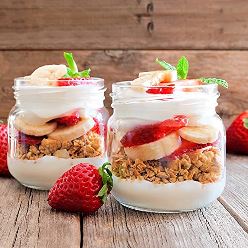 24 Pack 8 oz Glass Mason Jars (8oz,24 Pack)