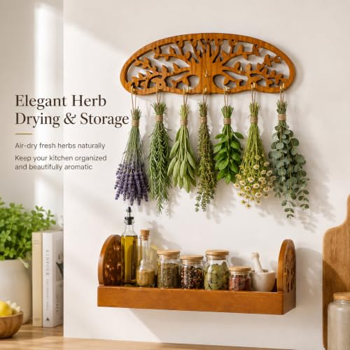 Tree of Life Herb Drying Rack (Herb Drying Rack-Storage Tray)