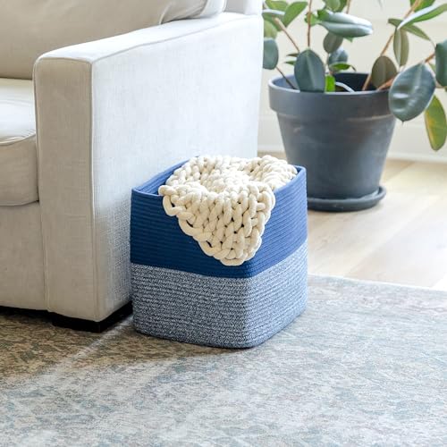 13x15x13 Kallax Storage Cubes Bins (Dark Blue & Mixed Dark Blue / 15 x 13 x 13 (Kallax))