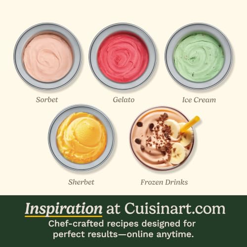 Ice Cream Maker Machine (Brushed Chrome / 2 Quart)