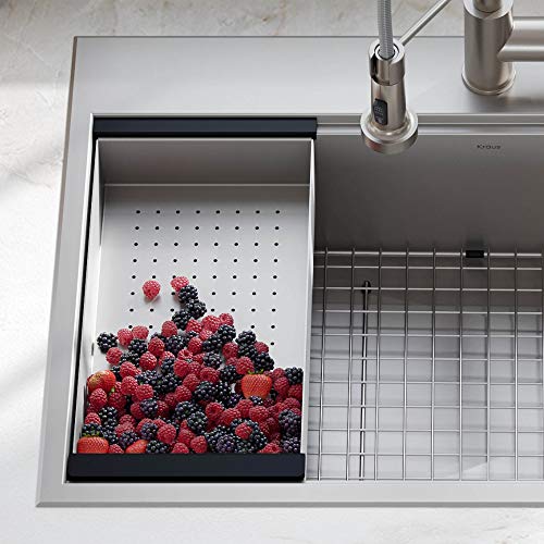Stainless Steel 16.75 in Workstation Sink Colander CS