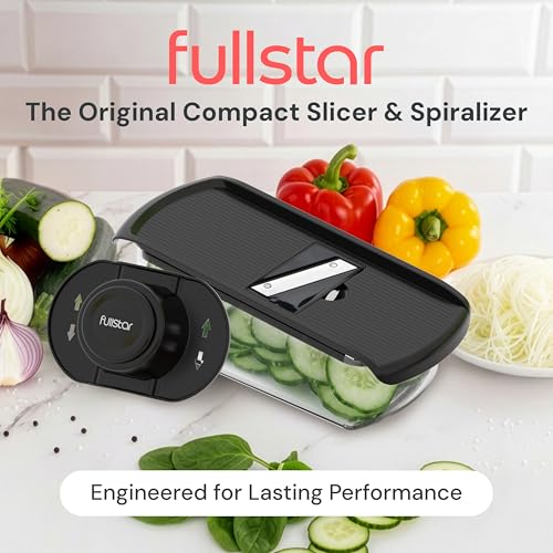 Pro Mandoline Vegetable Slicer & Grater with Container (6 in 1 / Black)