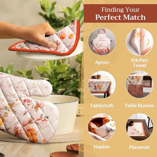 Pot Holders 100% Cotton Potholders (062 - Kelim - Prairie / 8" x 8" (Pot Holder Pack of 1))