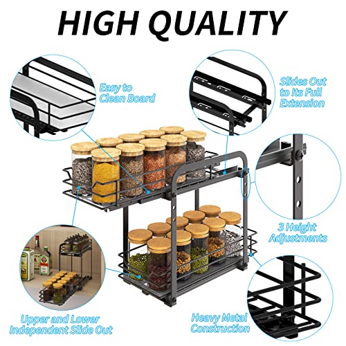 Spice Rack Organizer for Cabinet