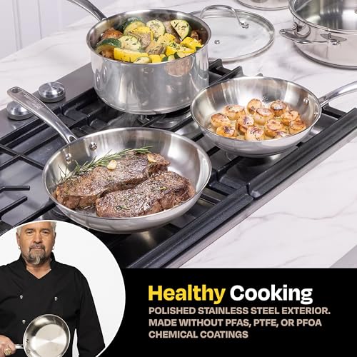 10 Piece Stainless Steel Cookware Set