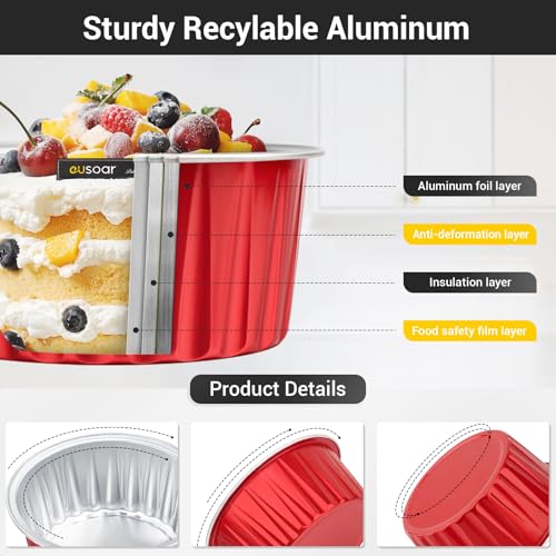 Disposable Ramekins (Red / 30pcs)