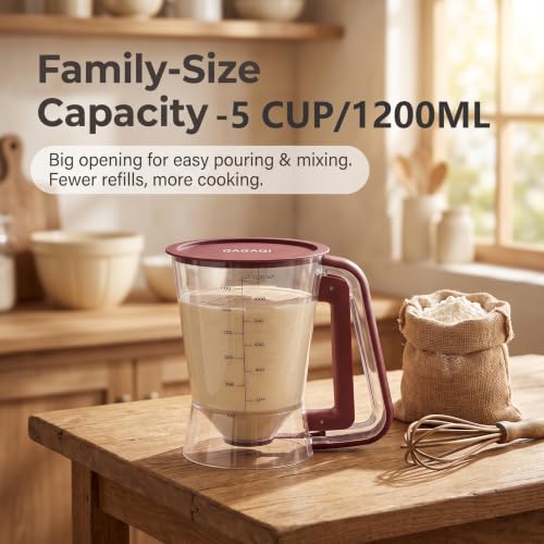 Pancake Batter Dispenser (Reddish brown)