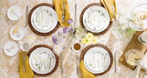 Wildflowers 4 (Tidbit Plates, Set of 4)