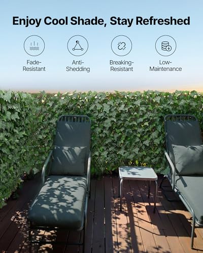 Expandable Fence Privacy Screen (Mixed Light Green and Dark Green / 25 x 126 inch)
