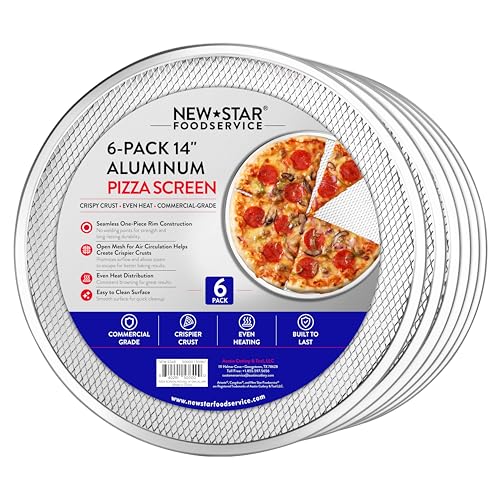Restaurant Grade Seamless Aluminum Pizza Baking Screen