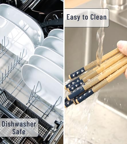 100 Pairs Bamboo Chopsticks Reusable (100Pairs)