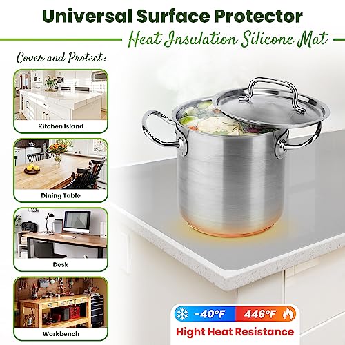 Large Silicone Mat 28" x 20" Thick Heat Resistant
