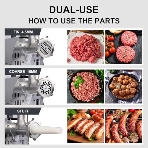 Electric Meat Grinder Machine (#8 0.4HP)