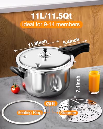 Pressure Cooker (11.5 Quarts)