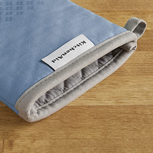Asteroid Oven Mitt Set (7"x12.5" / Blue Velvet)