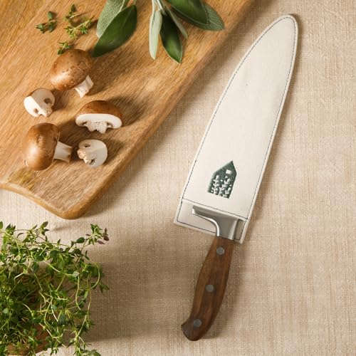 8 Inch German Steel Chef's Knife W (Walnut Wood)