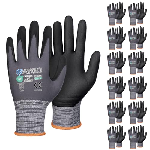 Safety Work Gloves (12 Count)