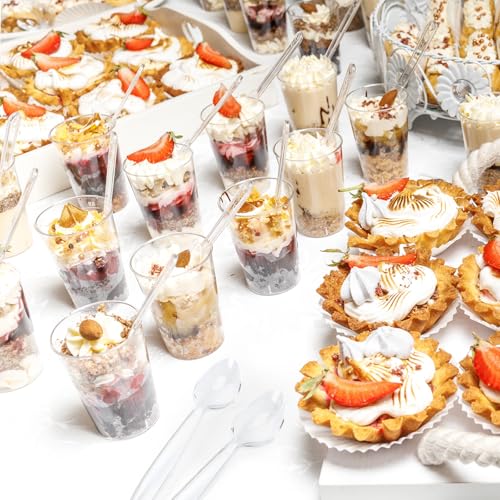 360 Count Clear Plastic Silverware Heavy Duty (Transparent)