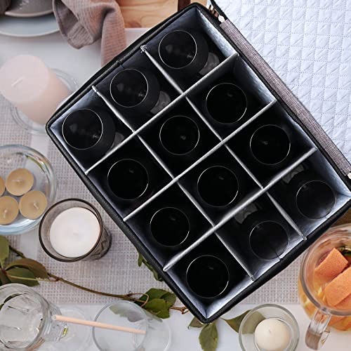 Quilted Wine Glass Storage Box