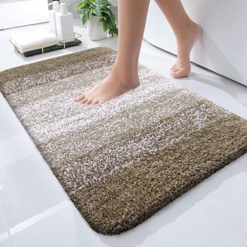 Small Bathroom Rugs 24x16 (24" X 16" / Coffee)