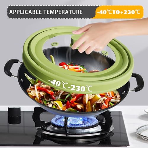 Microwave Splatter Cover (Green / 11.8 inch)