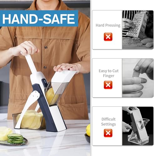 Safe Mandoline Slicer for Kitchen