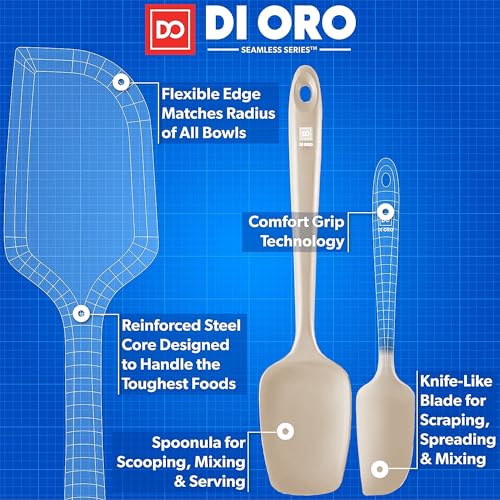 DI ORO Silicone Spatula Set (Clay)