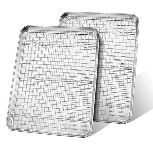 Half Sheet Baking Pan & Wire Rack (Half Sheet Pan)
