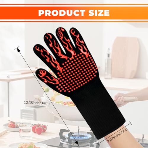 1 Pair Grill Oven Mitts (2 Count)