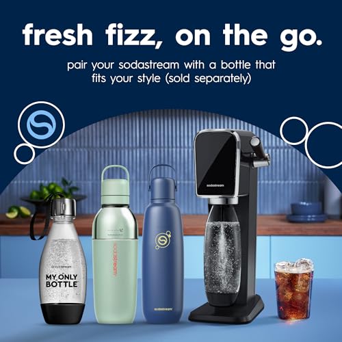 TERRA Sparkling Water Maker (Black / Sparkling Water Bundle)