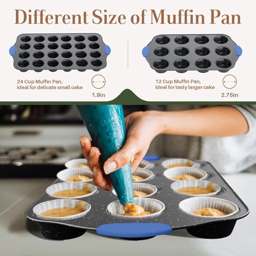 11 Piece Professional Stackable Baking Set (Black&Blue)