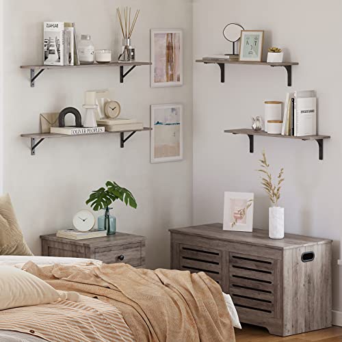 Long Wall Shelves (Greige / 31.5 Inch)