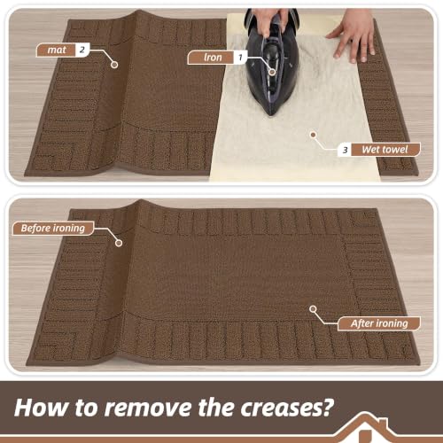 Kitchen Rugs Non Slip Washable 2PCS