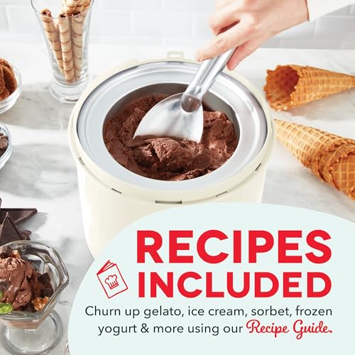 Deluxe Gelato & Ice Cream Maker (2 Quart / Cream)