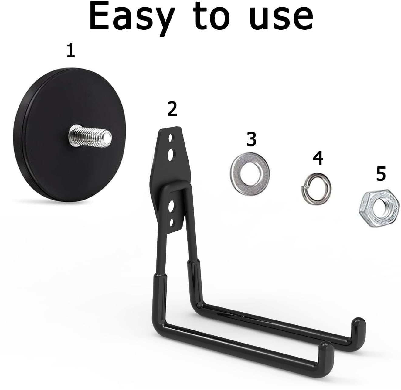 Large Strong Magnetic Hooks (2 Count)