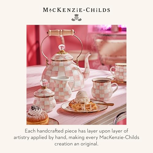 Enamel Cake Carrier (Rosy Check)