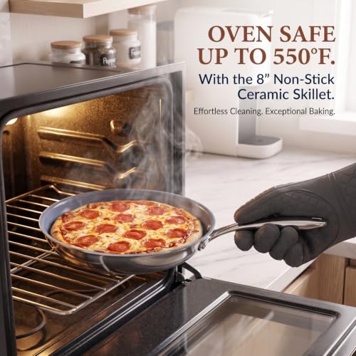 8 Inch Ceramic Frying Pan Skillet