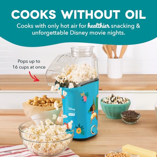 Disney Dash Moana Fresh Pop Popcorn Maker (Blue - Disney Moana / 16 cups)
