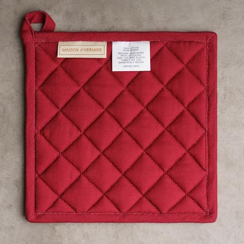 Pot Holders 100% Cotton Potholders (113 - Fairy Tale Forest / 8" x 8" (Pot Holder Pack of 2))
