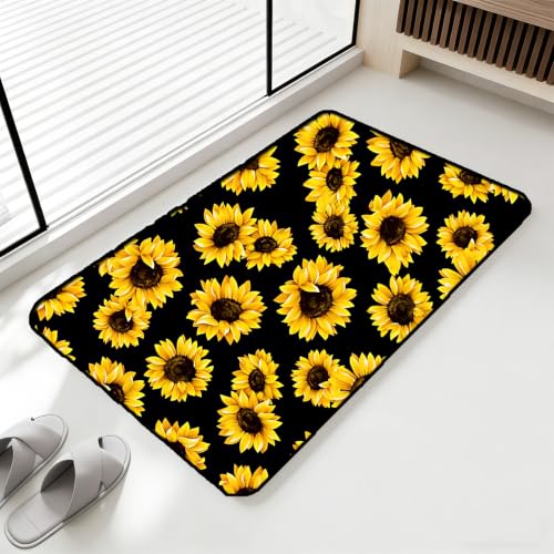 Sunflower Dish Drying Mat (16" x 24")