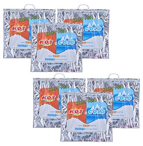 Hot and Cold Insulated Bags for Food Delivery (X-Large (Grocery Size))
