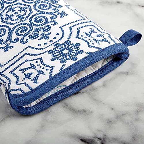 Strie Medallion Oven Mitt 2 (7"x13" / Strie Medallion)