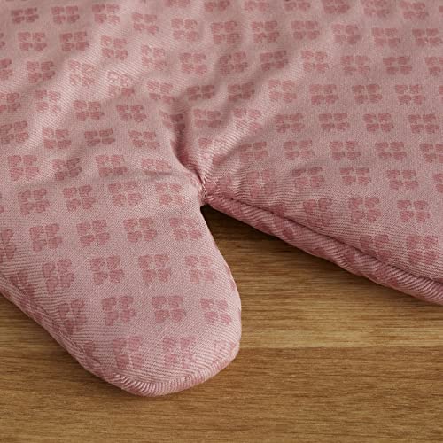 Asteroid Oven Mitt Set (7"x12.5" / Dried Rose)