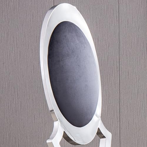 Modern Dining Chairs Set of 2 (Grey/Silver / Set of 2)